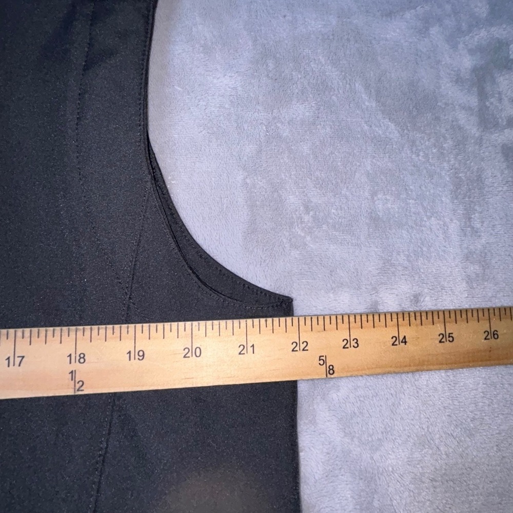 Cinch Vest Mens Small Black Softshell Fleece Lined Western Ranch Full Zip - Picture 8 of 10